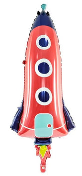 Globo Foil Cohete, 44x115cm